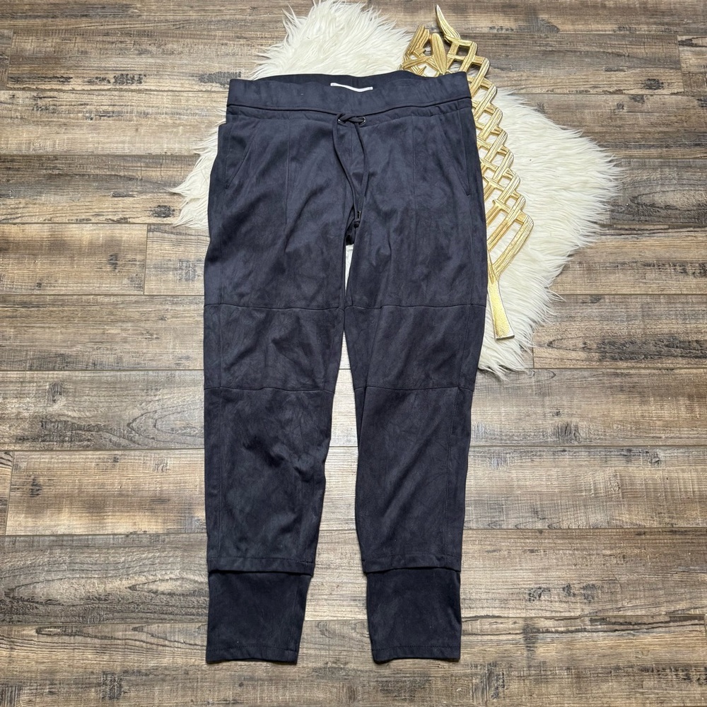 Raffaello Rossi Candice Suede Jogger Pants